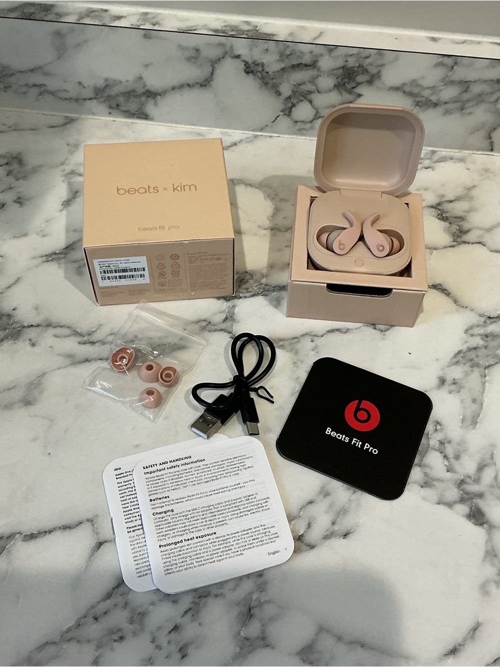 Beats by Dre Beats Fit Pro Earbuds - Beige / Case - Picture 2 of 2
